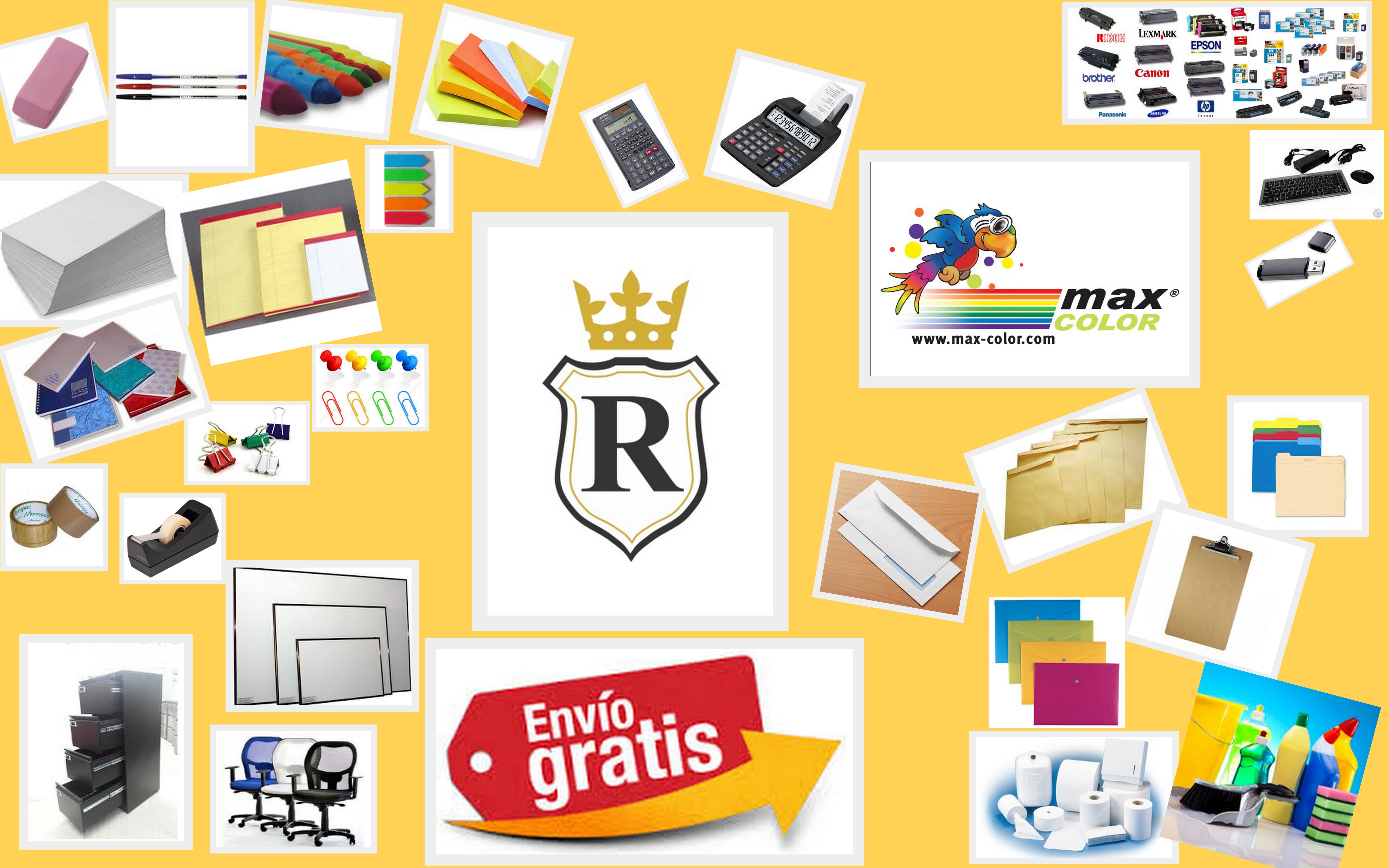 productos y artículos de oficina