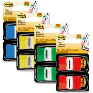 BANDERITA 3M COLORES SURTIDOS (50UDS)