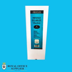 PORTAFOLIO 2" BLANCO ABACUS