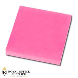 NOTAS ADHES 3X3 ROSA NEON 80H INFO