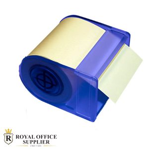 ROLLO ADHES C/DISPENSADOR AMARILLO PASTEL