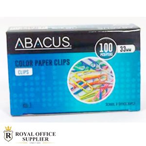 CLIP 33MM COLORES ABACUS