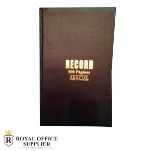 LIBRO RECORD 500 PGS ABACUS