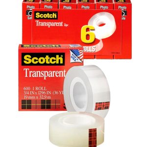 Tape 3m-Scotch Transparente (3/4" X 36 Yardas)